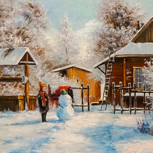 The Girl and the Snowman.