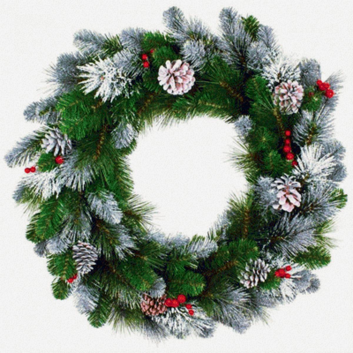 Венок - новый год, венок - предпросмотр