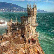 Схема вышивки «Крым.Ласточкино гнездо»