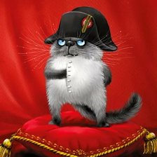 Схема вышивки «Котэ Наполеон»