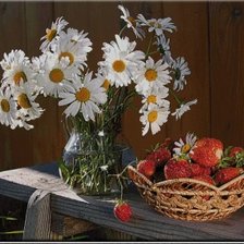 Схема вышивки «ромашки»