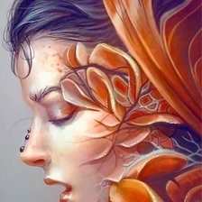 Оригинал схемы вышивки «Девушка» (№2108552)