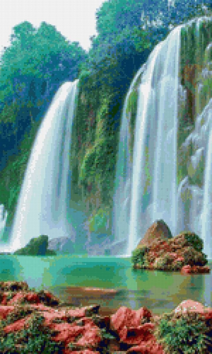 ūdenskritums 4 - dabasskati ūdenskritums klintis - предпросмотр