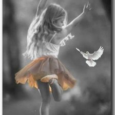 Схема вышивки «niña»