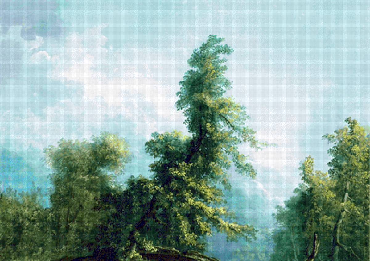 КУПАНИЕ-1 - триптих, диптих, парные картины - предпросмотр