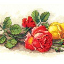 Оригинал схемы вышивки «розы» (№2111463)