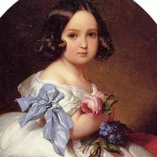 Оригинал схемы вышивки «Принцесса Шарлотта. Франц Ксавьер Винтерхальтер» (№2111828)