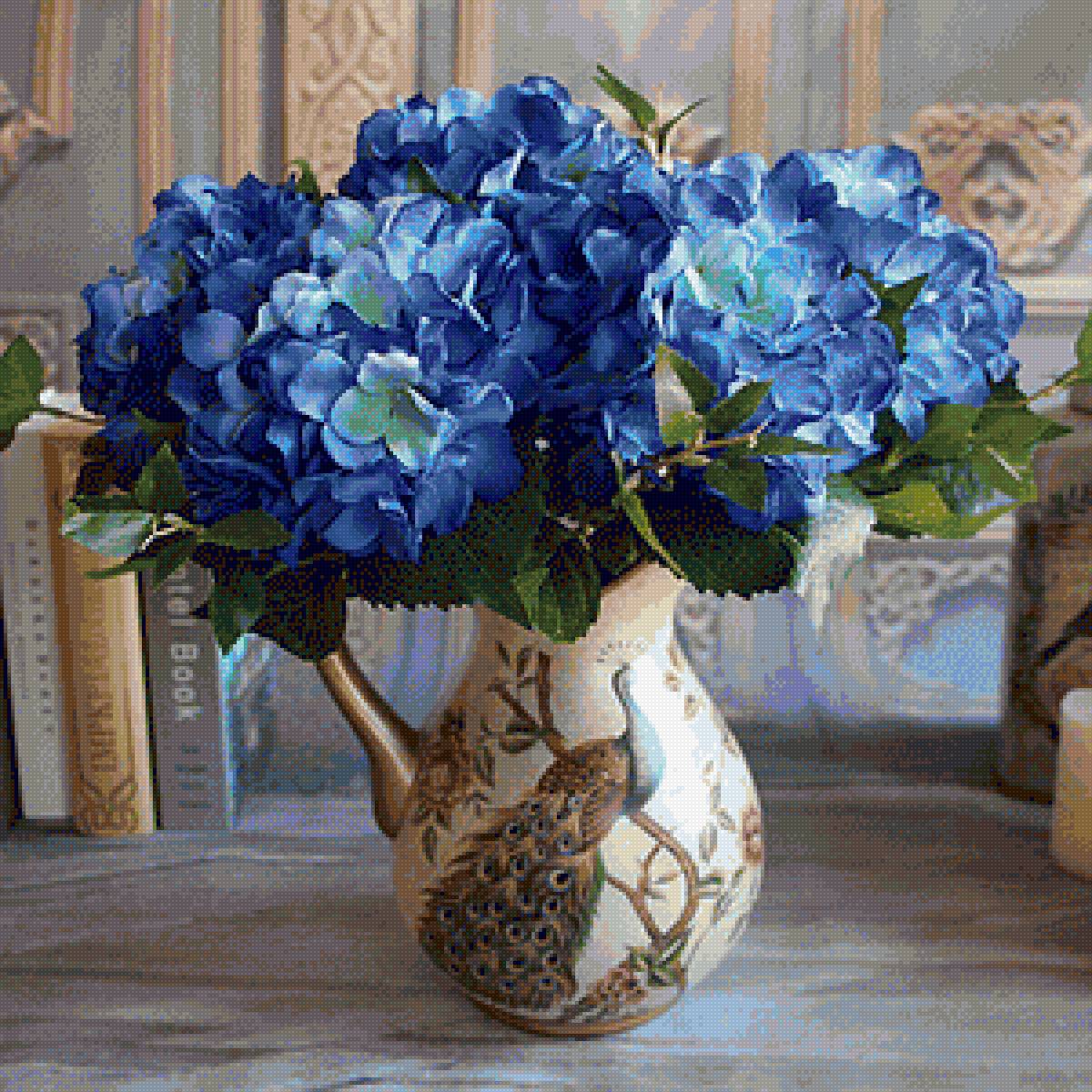 Букет гортензий - гортензия - предпросмотр