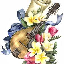 Схема вышивки «hudba»