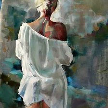 Схема вышивки «mujer»