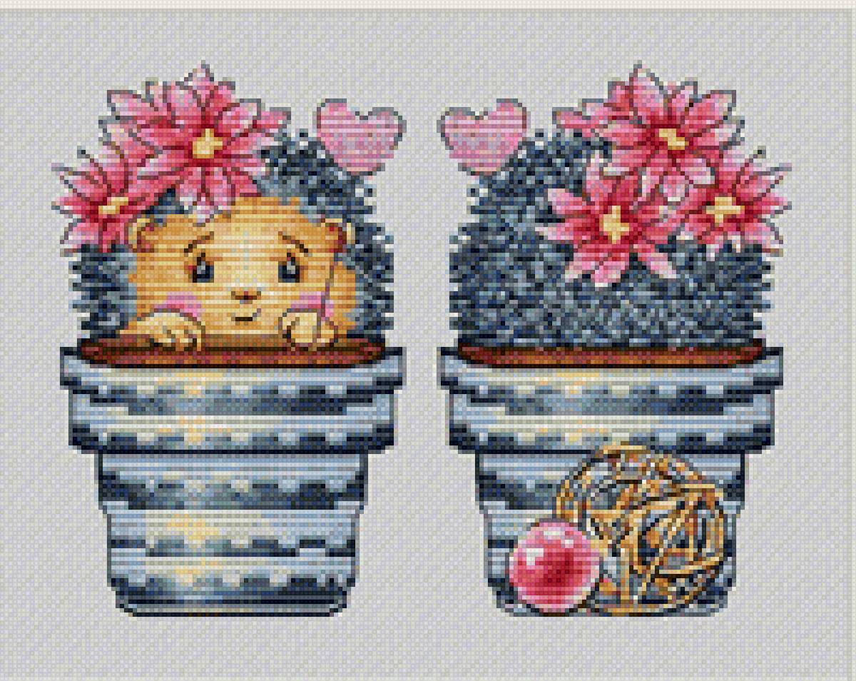 Ёжик в горшочке - предпросмотр