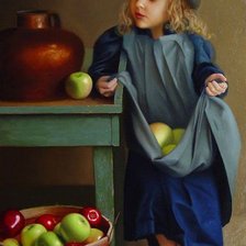 Схема вышивки «niña»