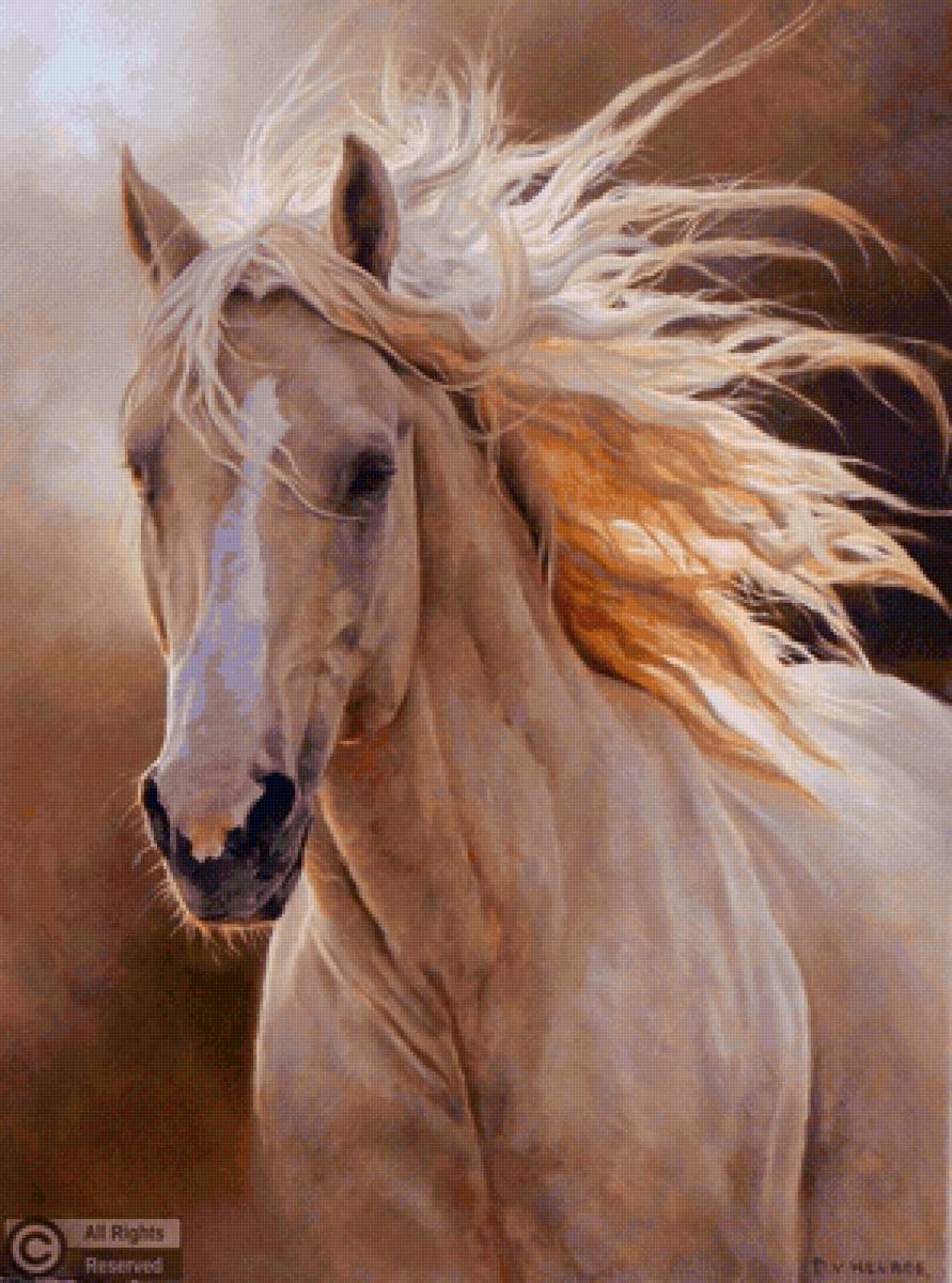 художник Dick van Heerde - лошади, художники, животные - предпросмотр