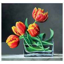 Схема вышивки «Тюльпаны.»