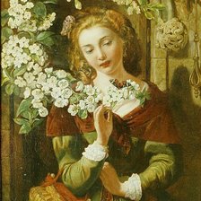 Схема вышивки «Весна. Daniel Maclise»