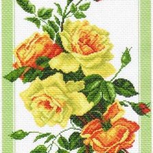 Схема вышивки «букет из роз»