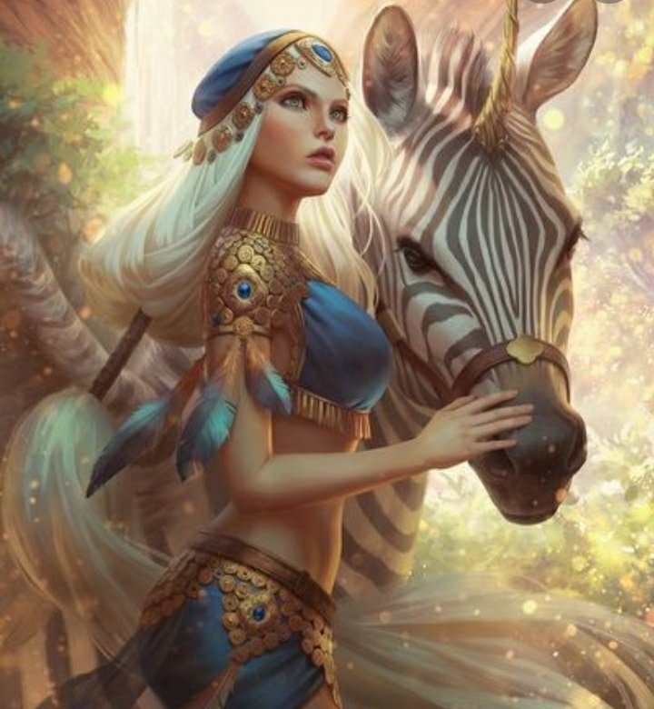 Фантазия - фентази, девушка - оригинал