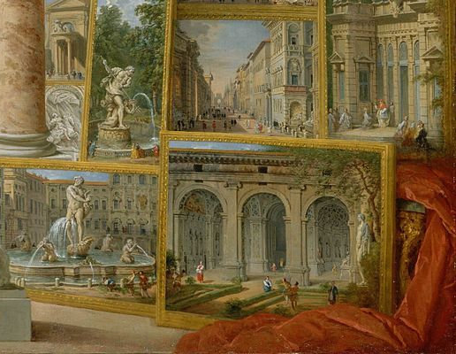 Рим 9 - галлерея, рим, картина, эстэ - оригинал