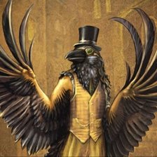 Схема вышивки «Душа ворона.»