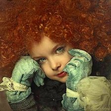 Схема вышивки «Девочка»