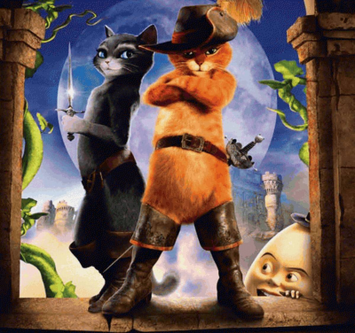 Кот в сапогах - мульт, мультфильм - предпросмотр