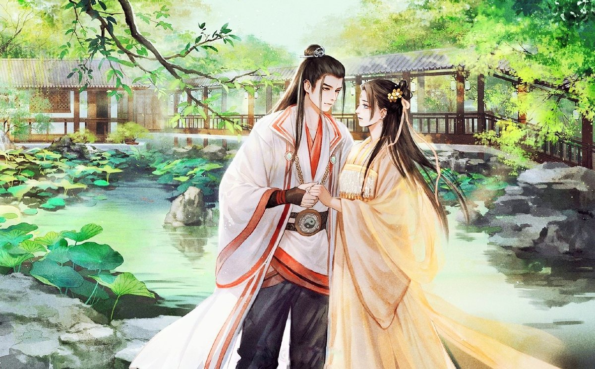 Пара - сказка, иллюстрация, фэнтези - оригинал