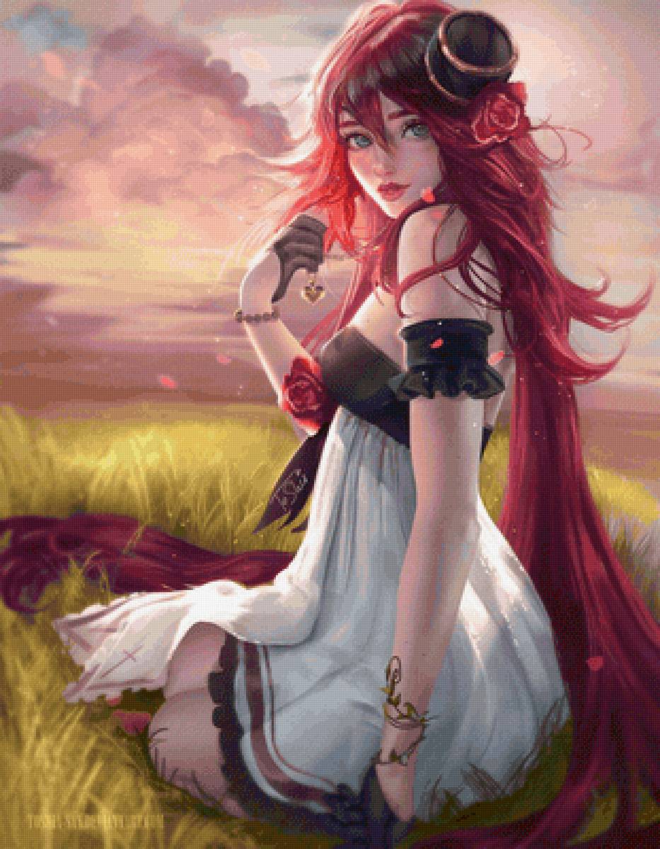 Девушка - арт - предпросмотр