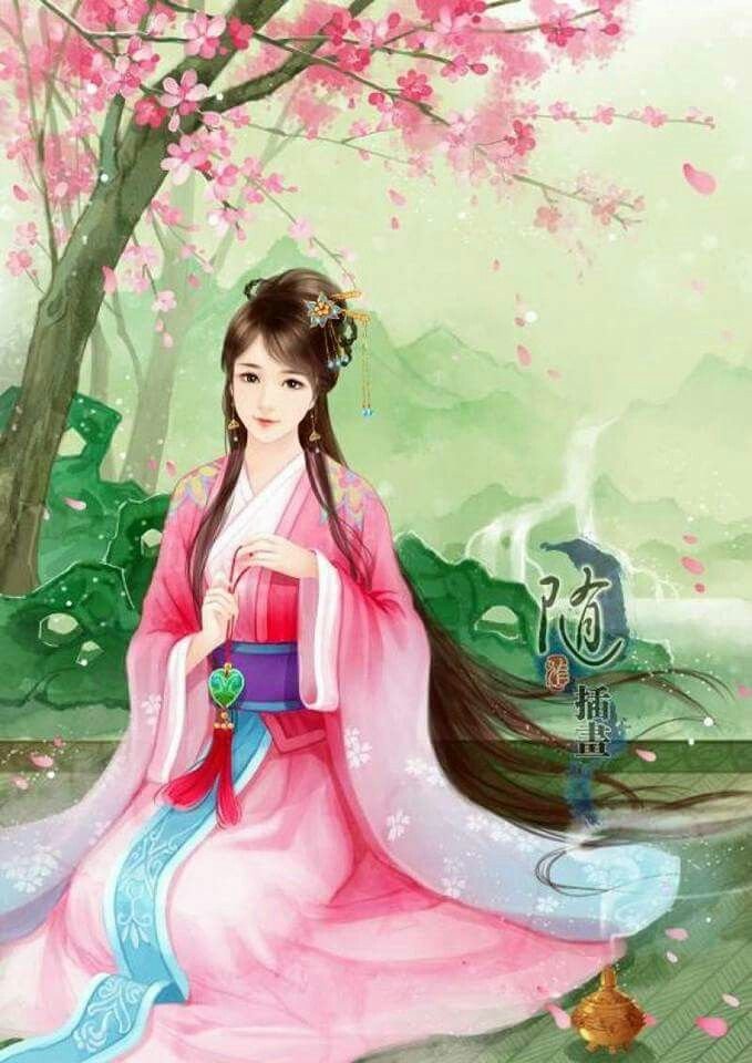 Девушка - сказка, иллюстрация, фэнтези - оригинал