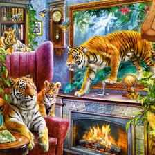 Схема вышивки «Ожившая картина»