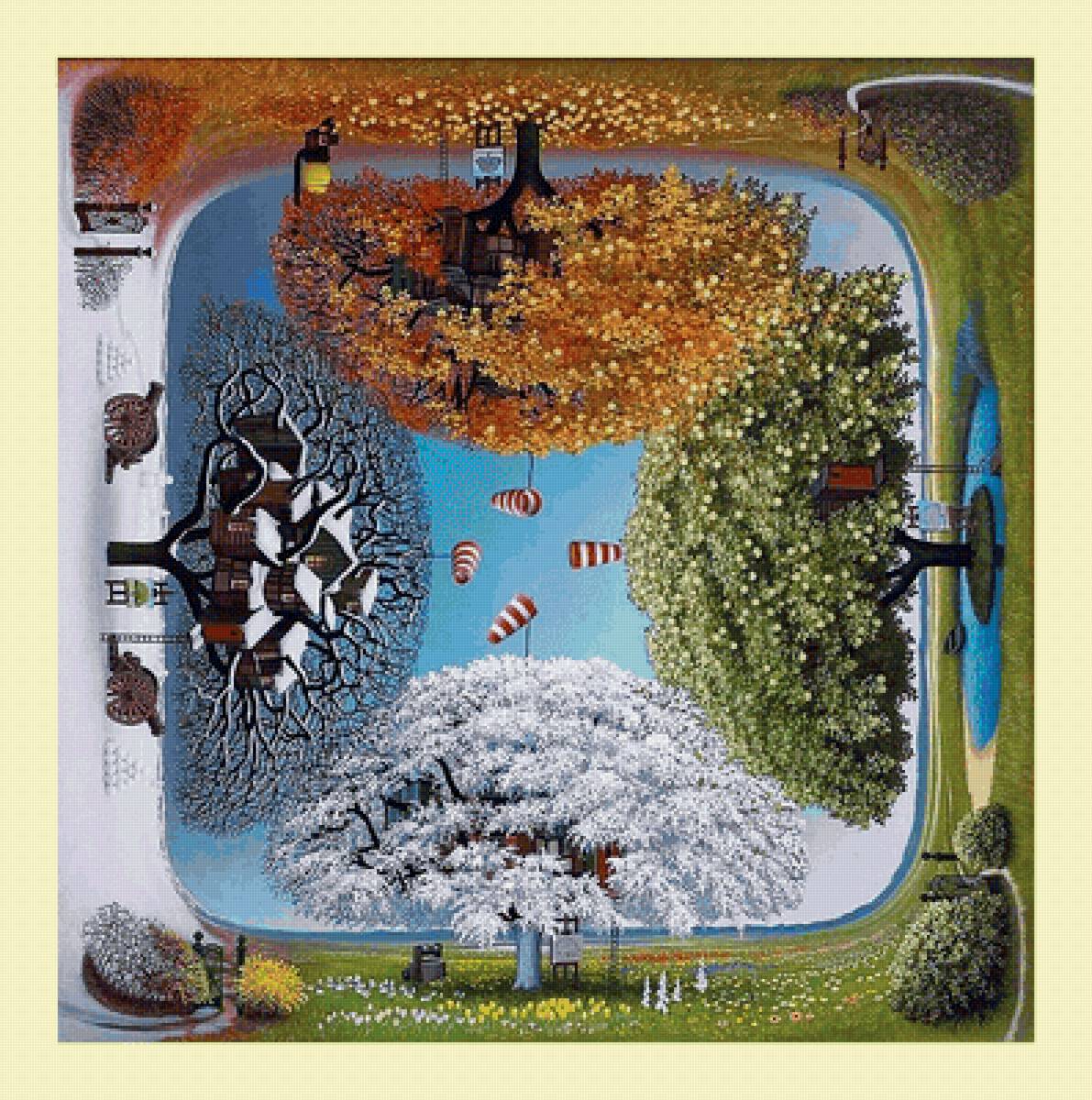 №2116077 - осень, весна, зима, лето, пейзаж - предпросмотр