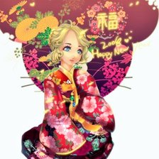 Схема вышивки «Девушка»