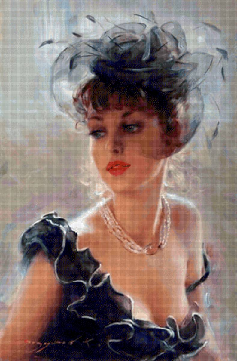 Романтичность - дама - предпросмотр