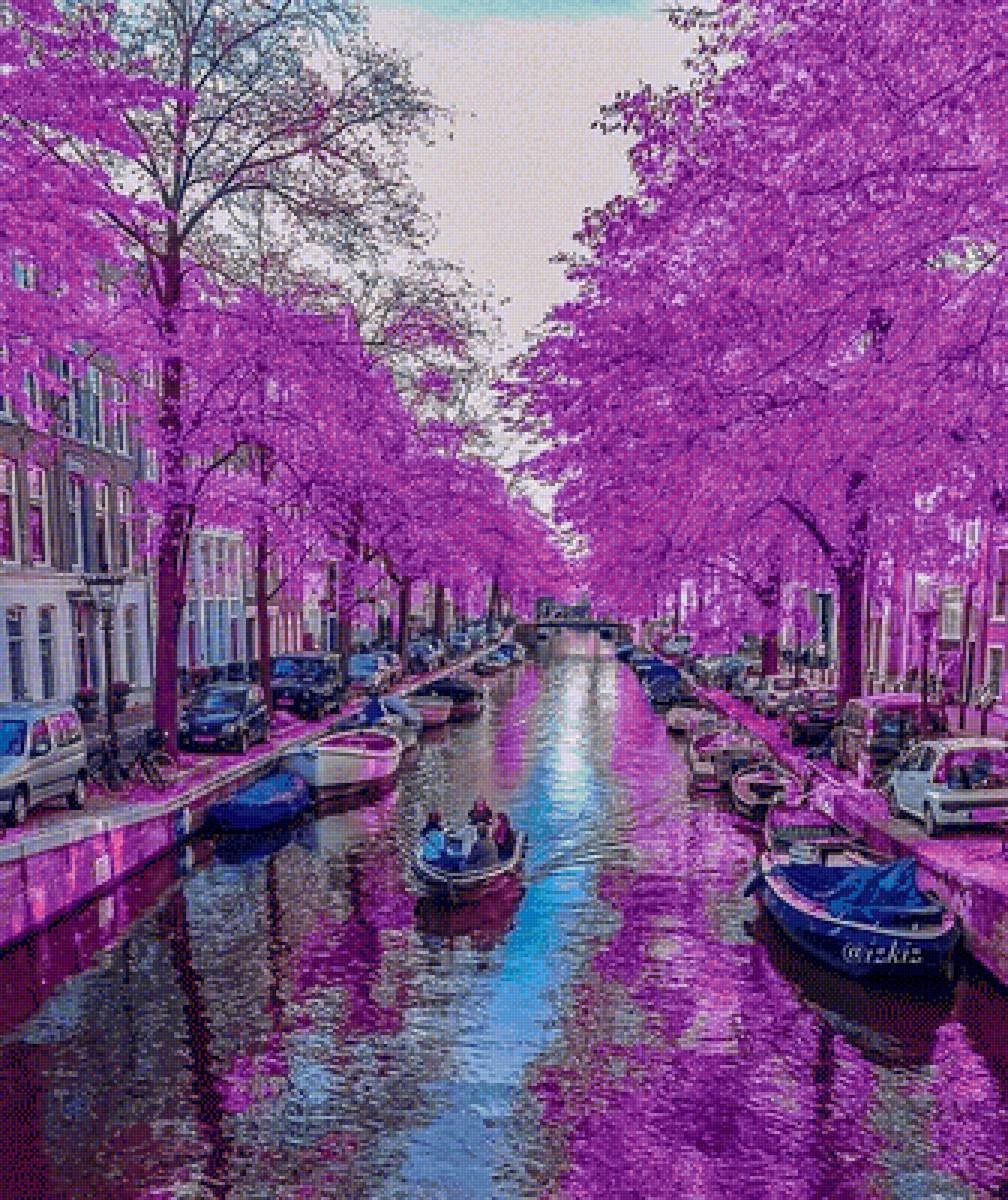 Канал Амстердама - канал, весна - предпросмотр