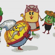 Схема вышивки «Гарбузова сімейка»