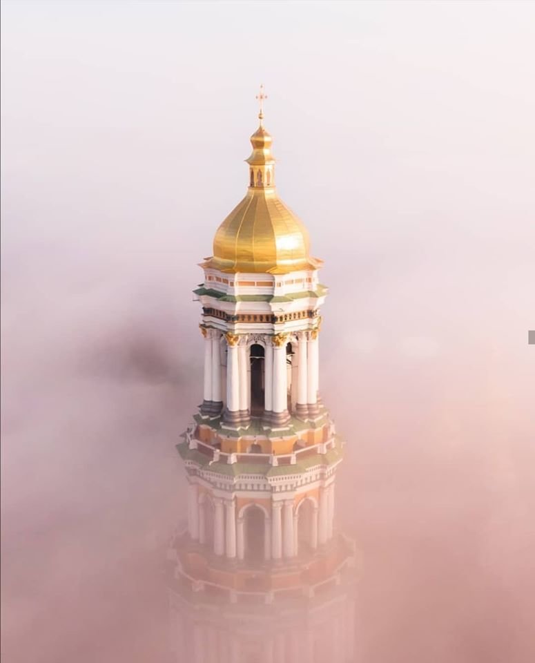 Небесный храм - небеса, вера, храм - оригинал