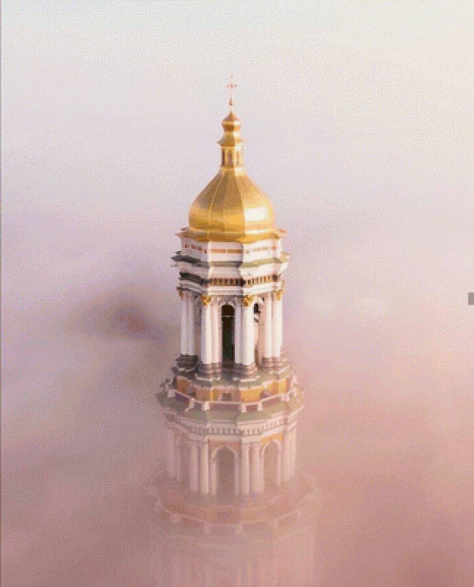 Небесный храм - небеса, храм, вера - предпросмотр