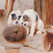 Схема вышивки «Незванный гость. Артур Вардль»