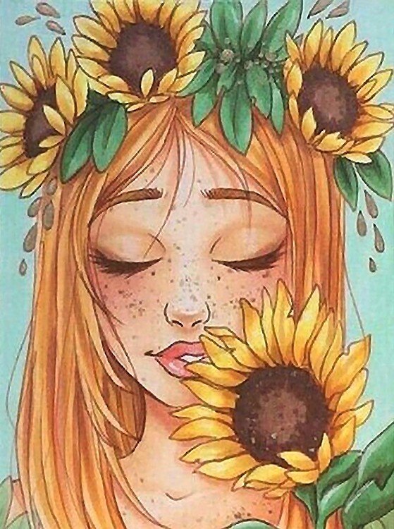 ROSTRO GIRASOLES - оригинал