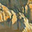 Предпросмотр схемы вышивки «Горный пейзаж с оленями.» (№2118766)