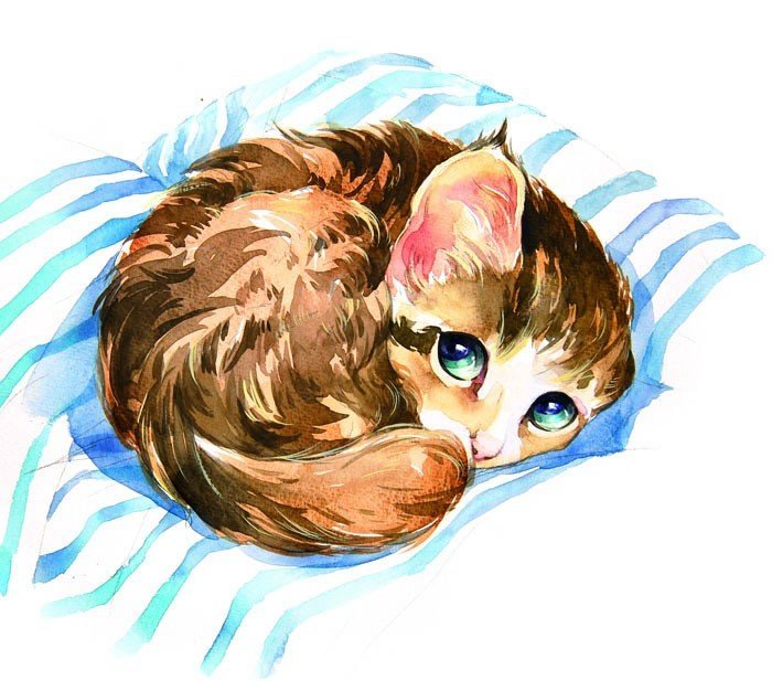 Иллюстрαтор Sydney Hanson - художники, животные, кошки, иллюстратор - оригинал