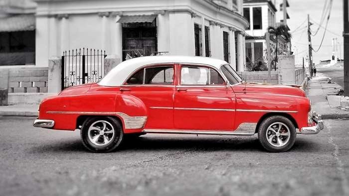 Память о Кубе - куба, автомобиль - оригинал