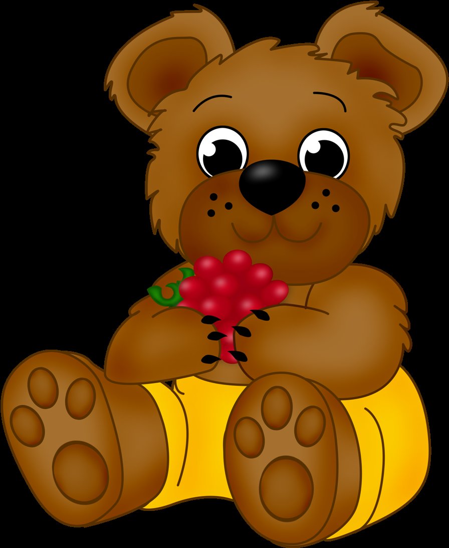 мишка - для пледика - оригинал