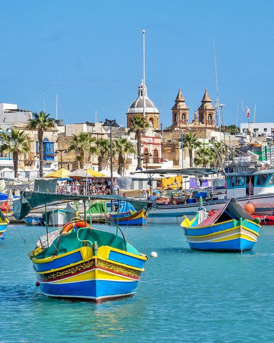 Мальта - лодки, путешествие, мальта, города - оригинал