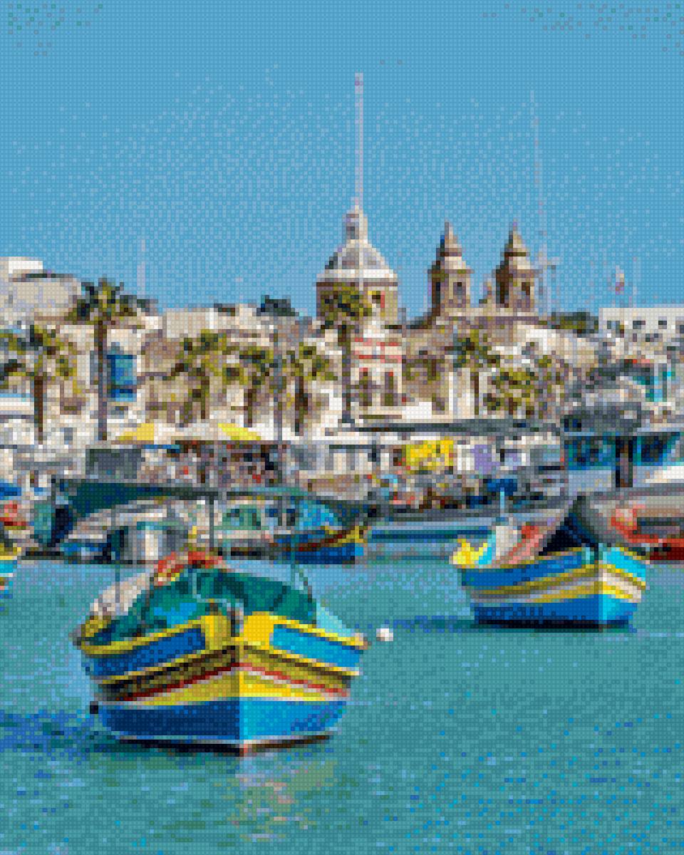 Мальта - мальта, города, путешествие, лодки - предпросмотр