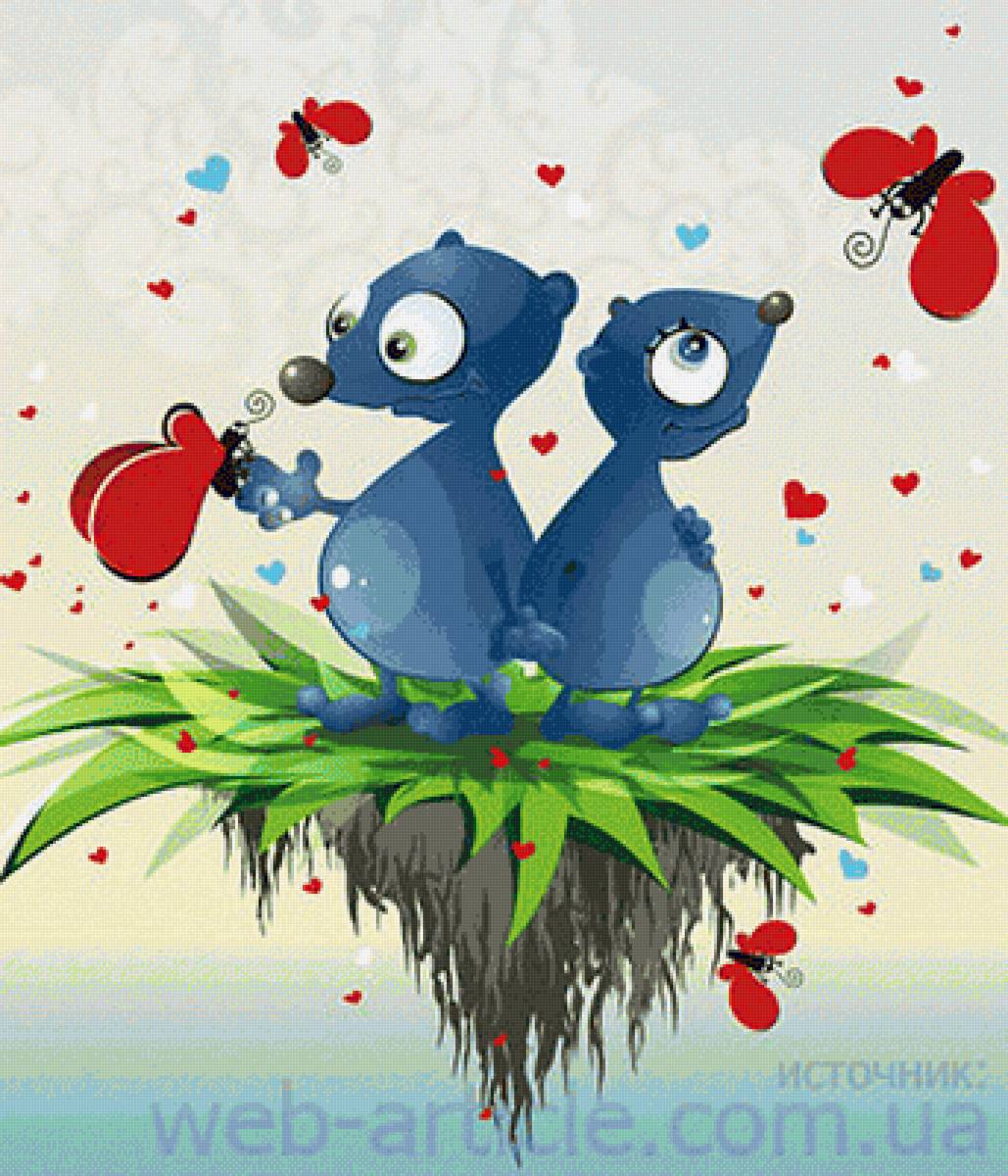 веселые мышата - остров, мышки - предпросмотр