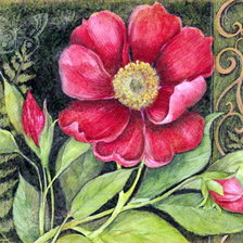 Схема вышивки «Цветок»