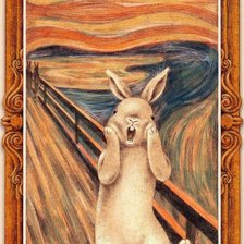 Схема вышивки «Кролик мунка»