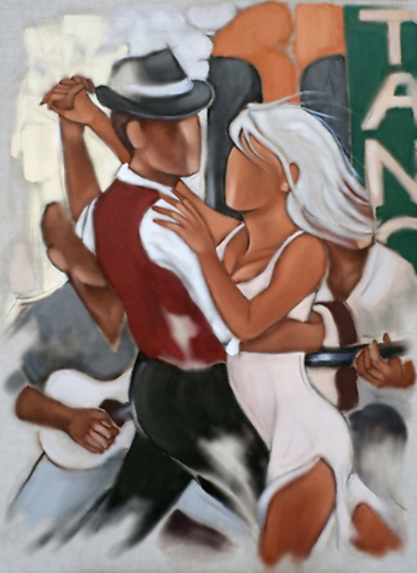 Танго. - современная живопись. - оригинал