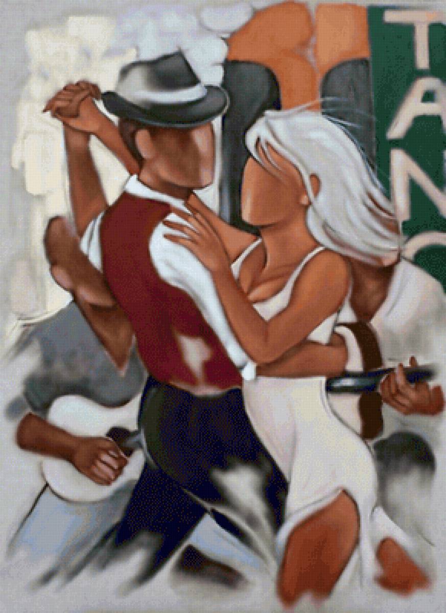 Танго. - современная живопись. - предпросмотр