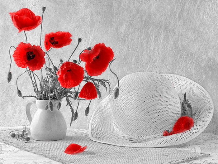 Маковый натюрморт - оригинал